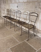 6 Chaise Jardin Fer Forgé