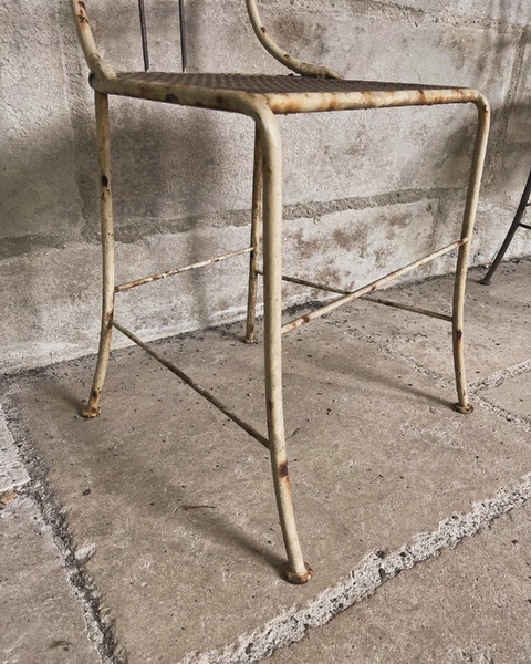 6 Chaise Jardin Fer Forgé