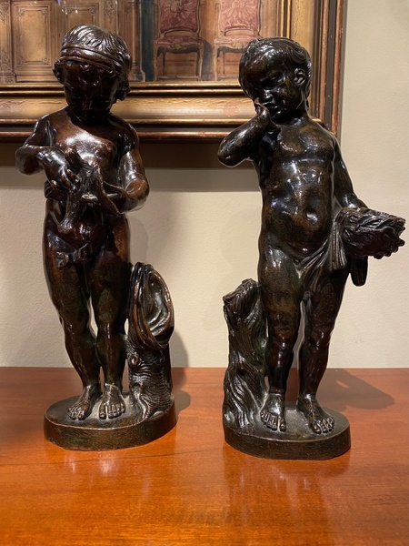 Paire De Bronzes Ou Deux Bronzes