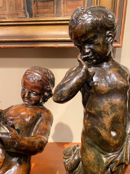 Paire De Bronzes Ou Deux Bronzes