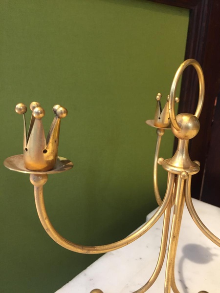 Paire De Candelabres