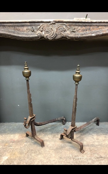 Paire De Chenets Renaissance